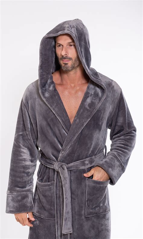 luxury plush men's bathrobes.